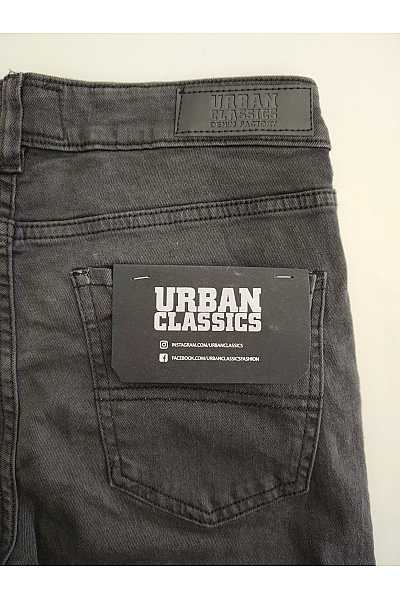 URBAN CLASSICS Černé dámské skinny džíny s vysokým pasem Velikost 29 | URBAN CLASSICS | obrázek 5
