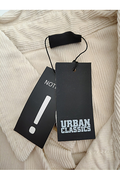 URBAN CLASSICS Béžová manšestrová košilová bunda bavlněná Velikost XL | URBAN CLASSICS | obrázek 6