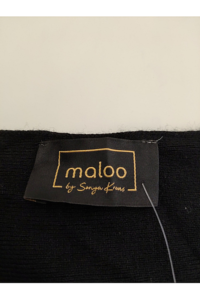 MALONE SOULIERS Černý elegantní pulovr s flitry a dlouhým rukávem Velikost EU 44 | MALONE SOULIERS | obrázek 5