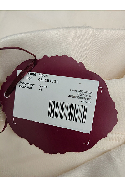 Alfredo Pauly Bílé elegantní kalhoty s puky Vel. DE 42 | Alfredo Pauly | obrázek 10
