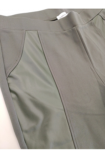 Judith Williams Khaki dámské elegantní úzké kalhoty s vysokým pasem Velikost DE 40 | Judith Williams | obrázek 4