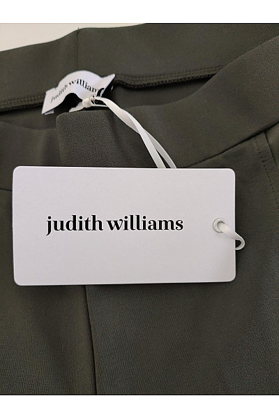Judith Williams Khaki dámské elegantní úzké kalhoty s vysokým pasem Velikost DE 40 | Judith Williams | obrázek 5