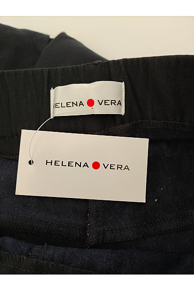 HELENA VERA Černé elegantní společenské kalhoty s vysokým pasem Velikost DE 40 | HELENA VERA | obrázek 7