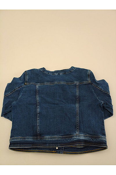 Let's Dress Dámská bavlněná denimová bunda krátká do pasu Velikost DE 36 | Let's Dress | obrázek 3