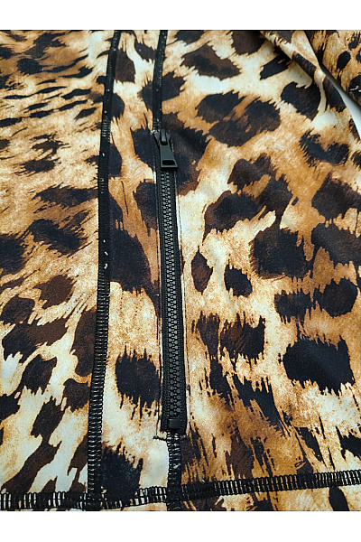 Judith Williams Dámská leopardí mikina s kapucí na zip Velikost XXL | Judith Williams | obrázek 3