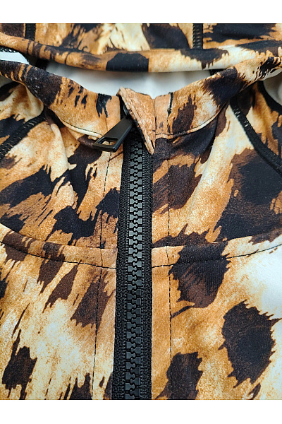 Judith Williams Dámská leopardí mikina s kapucí na zip Velikost XXL | Judith Williams | obrázek 4