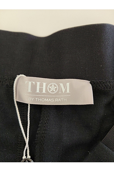 THOM By Thomas Rath Černé široké kalhoty s vysokým pasem a kapsami Vel. 20 | THOM By Thomas Rath | obrázek 6