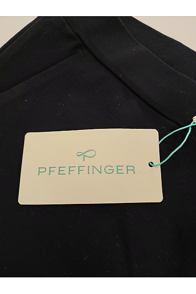PFEFFINGER Černé elegantní kalhoty s kapsami a ozdobnými kroužky Velikost DE 20 | PFEFFINGER | obrázek 7