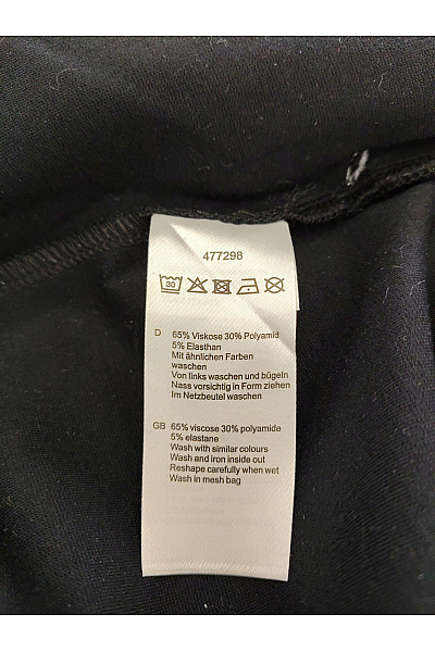 PFEFFINGER Černé elegantní kalhoty s kapsami a ozdobnými kroužky Velikost DE 20 | PFEFFINGER | obrázek 9