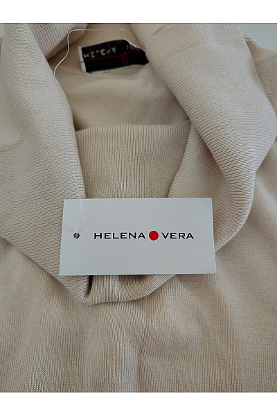HELENA VERA Béžový dámský rolák basic pletený Vel. DE 46 | HELENA VERA | obrázek 4