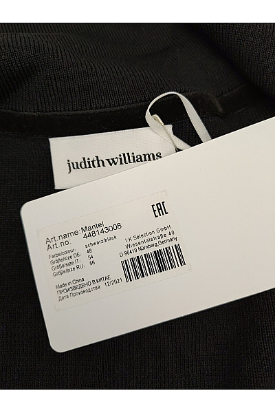 Judith Williams Černý pletený kardigan s límečkem a páskem Vel. DE 48 | Judith Williams | obrázek 9