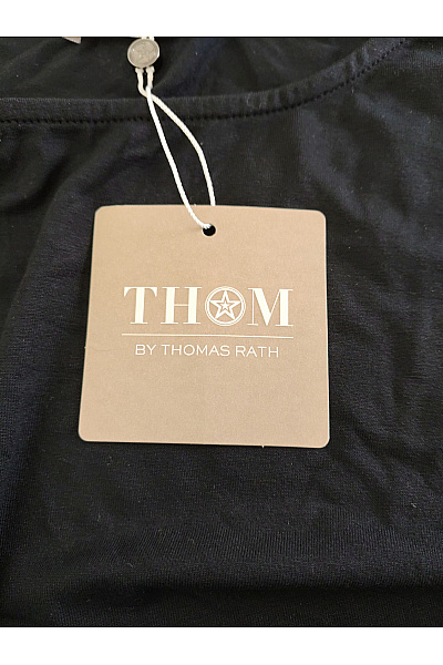 THOM By Thomas Rath Černé dámské tričko s dlouhým rukávem a uzlem Vel. DE 42 | THOM By Thomas Rath | obrázek 6