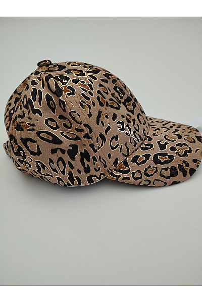 PFEFFINGER Béžová kšiltovka s leopardím vzorem | PFEFFINGER | obrázek 3