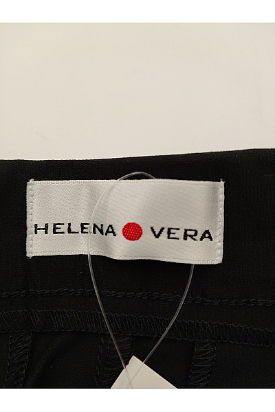 HELENA VERA Černé elegantní kalhoty s rozparkem Velikost DE 18 | HELENA VERA | obrázek 6