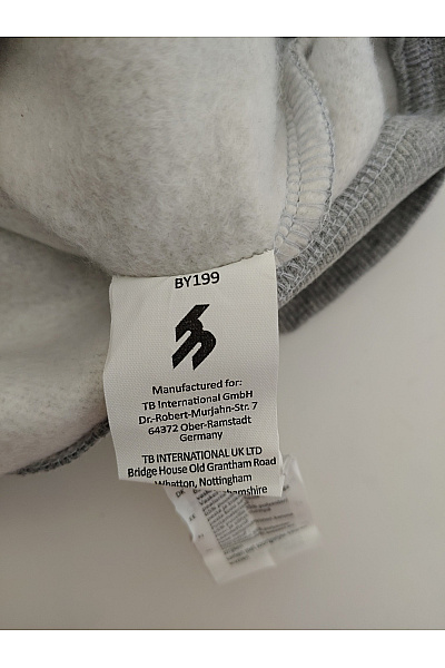 26 INTERNATIONAL Šedá bavlněná pánská mikina s kapucí oversized Velikost EU M | 26 INTERNATIONAL | obrázek 6