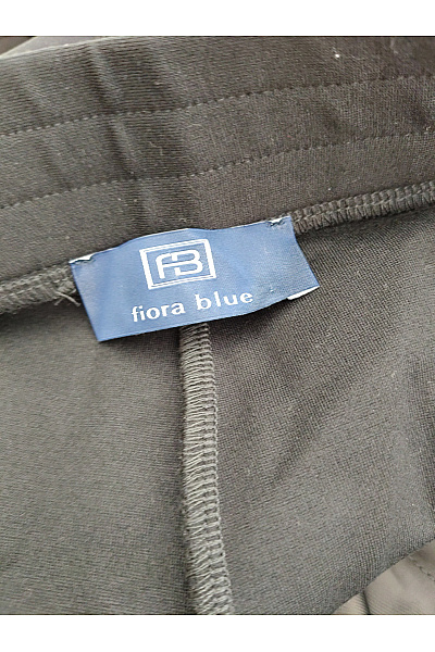 fiora blue Černé široké tepláky s vysokým pasem Vel. 44 | fiora blue | obrázek 6