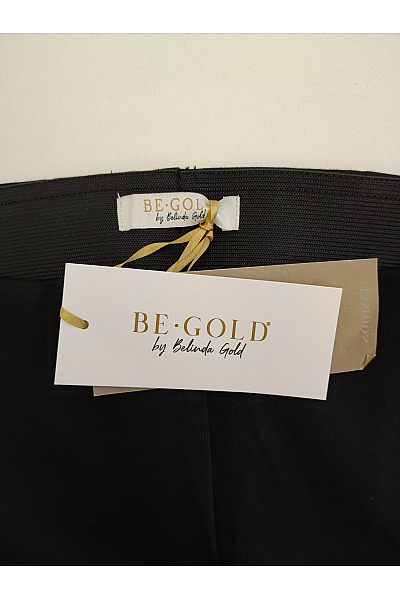 Belinda Gold Černé elegantní společenské kalhoty s puky Vel. DE 44 | Belinda Gold | obrázek 8