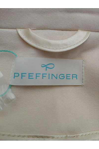 PFEFFINGER Béžové dámské blejzr sako jednořadé elegantní business Vel. DE 44 | PFEFFINGER | obrázek 11