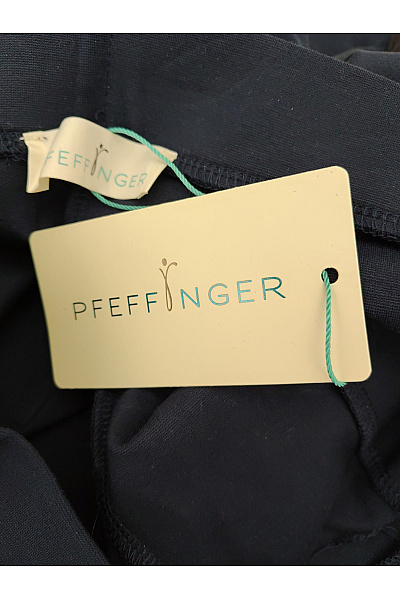 PFEFFINGER Černé dámské kalhoty s kapsami pružným pasem Vel. DE 20 | PFEFFINGER | obrázek 10