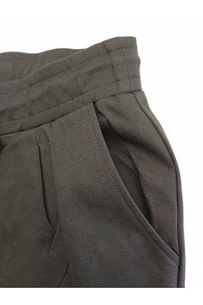 fiora blue Černé dámské chino kalhoty s kapsami a pružným pasem Velikost DE 40 | fiora blue | obrázek 3