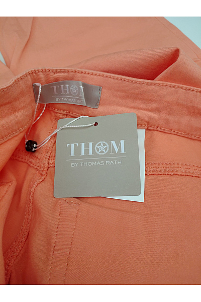 THOM By Thomas Rath Dámské oranžové bavlněné džíny s kapsami Velikost DE 21 | THOM By Thomas Rath | obrázek 8