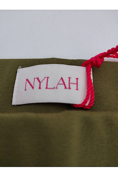 NYLAH Dámské khaki široké kalhoty s lampasem Velikost DE 40 | NYLAH | obrázek 6