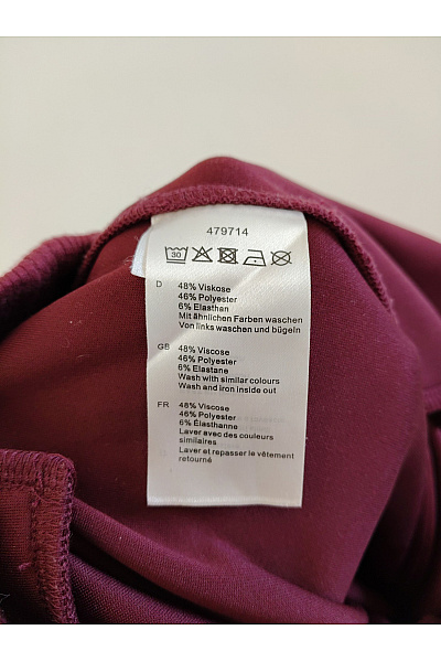 Jana Ina Červené dámské tepláky s vysokým pasem a kapsami Velikost EU 34 | Jana Ina | obrázek 10