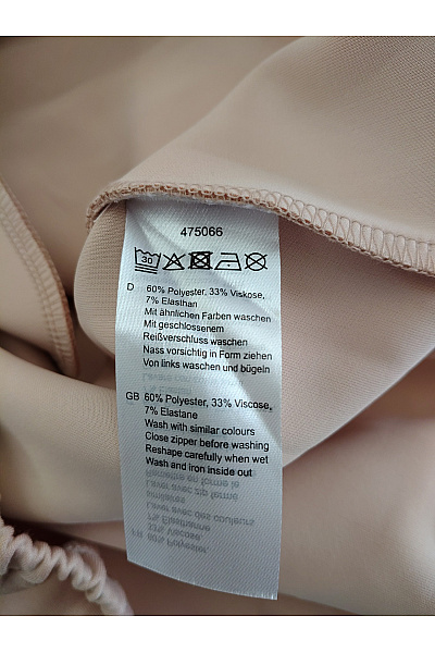styletics by barbara Béžová dlouhá sportovní bunda s kapucí se zipem Vel. DE 36 | styletics by barbara | obrázek 8