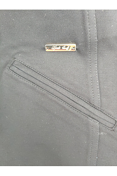 Alfredo Pauly Modré elegantní cigaretové kalhoty business Velikost DE 44 | Alfredo Pauly | obrázek 3