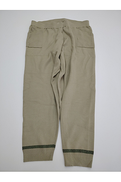 C'est tout Dámský khaki pletený komplet oversized střihu Velikost DE 48 | C'est tout | obrázek 3