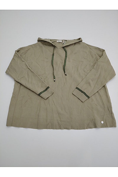 C'est tout Dámský khaki pletený komplet oversized střihu Velikost DE 48 | C'est tout | obrázek 7