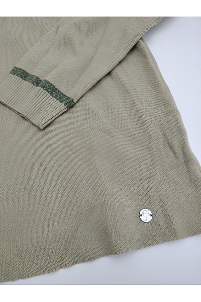 C'est tout Dámský khaki pletený komplet oversized střihu Velikost DE 48 | C'est tout | obrázek 8