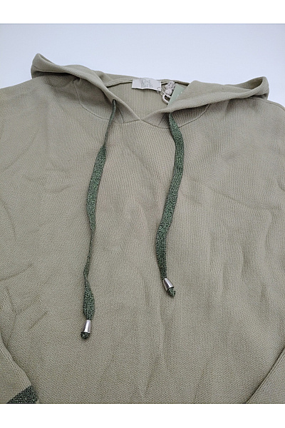 C'est tout Dámský khaki pletený komplet oversized střihu Velikost DE 48 | C'est tout | obrázek 9