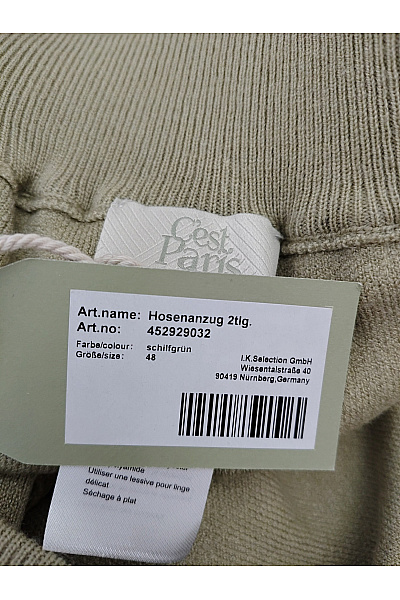 C'est tout Dámský khaki pletený komplet oversized střihu Velikost DE 48 | C'est tout | obrázek 13