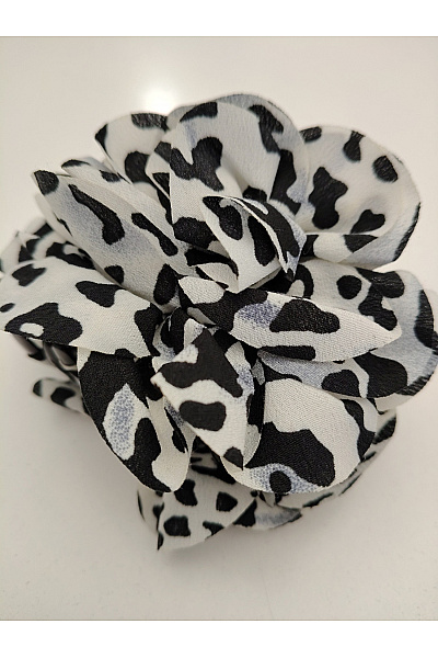 Judith Williams Černobílá květinová brož s leopardím vzorem Vel. one size | Judith Williams | obrázek 2