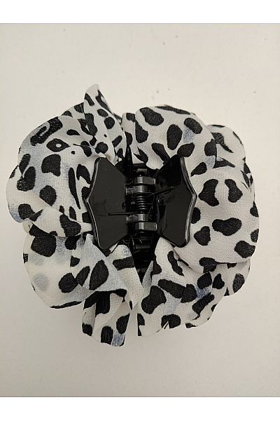 Judith Williams Černobílá květinová brož s leopardím vzorem Vel. one size | Judith Williams | obrázek 3
