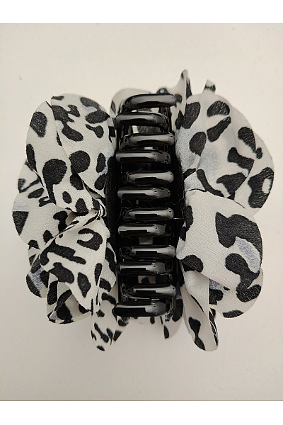 Judith Williams Černobílá květinová brož s leopardím vzorem Vel. one size | Judith Williams | obrázek 4