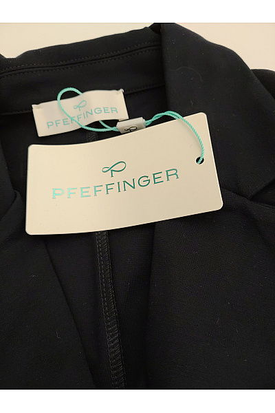 PFEFFINGER Dámské černé jednořadé sako elegantní business Velikost DE 40 | PFEFFINGER | obrázek 8