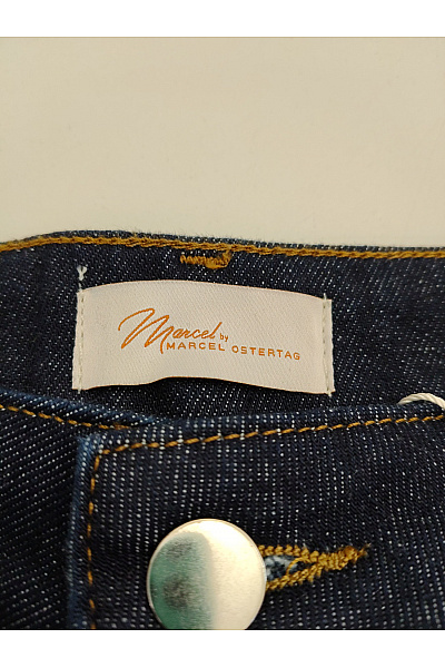 Marcel by Ostertag Dámské modré zvonové džíny s vysokým pasem Vel. DE 34 | Marcel by Marcel Ostertag | obrázek 7