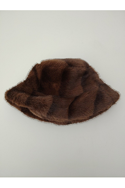Alfredo Pauly Hnědý plyšový klobouk bucket hat Vel. ONE SIZE | Alfredo Pauly | obrázek 2