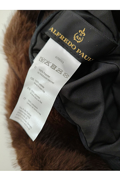 Alfredo Pauly Hnědý plyšový klobouk bucket hat Vel. ONE SIZE | Alfredo Pauly | obrázek 5