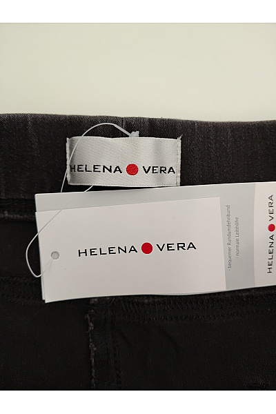 HELENA VERA Dámské černé bavlněné džíny s gumou v pase Velikost DE 40 | HELENA VERA | obrázek 4