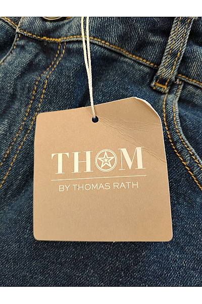 THOM By Thomas Rath Dámské modré džíny s vysokým pasem wide leg Vel. DE 44 | THOM By Thomas Rath | obrázek 5