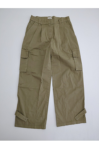 C'est tout Dámské khaki cargo kalhoty s kapsami na stehnech Vel. DE 38 | C'est tout | obrázek 2