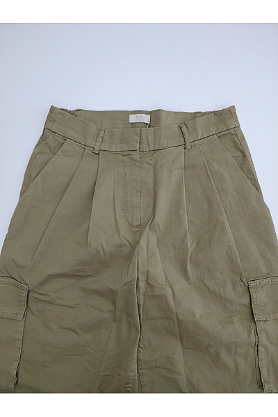 C'est tout Dámské khaki cargo kalhoty s kapsami na stehnech Vel. DE 38 | C'est tout | obrázek 5