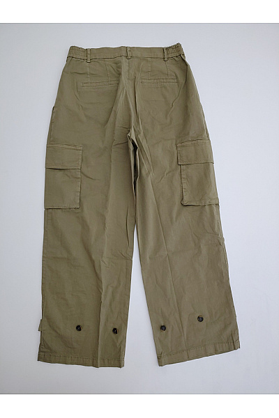 C'est tout Dámské khaki cargo kalhoty s kapsami na stehnech Vel. DE 38 | C'est tout | obrázek 9