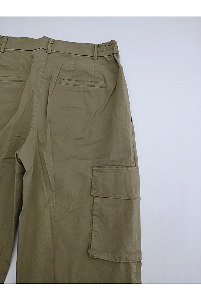 C'est tout Dámské khaki cargo kalhoty s kapsami na stehnech Vel. DE 38 | C'est tout | obrázek 11