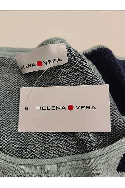 HELENA VERA Dámský pletený pulovr s květinovým vzorem Vel. DE 40 | HELENA VERA | obrázek 7