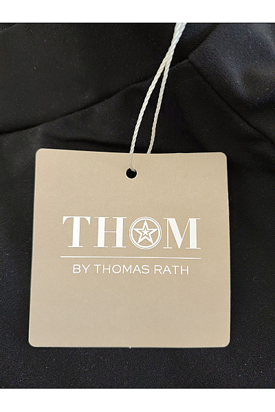 THOM By Thomas Rath Černé široké kalhoty s vysokým pasem Velikost DE 42 | THOM By Thomas Rath | obrázek 7