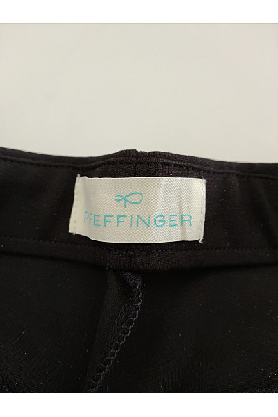 PFEFFINGER Černé elegantní zvonové kalhoty s vysokým pasem Vel. EU 42 | PFEFFINGER | obrázek 6